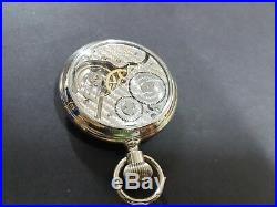 Beautiful 16s Hamilton Grade 954 RR Factory Display Cased Pocket Watch