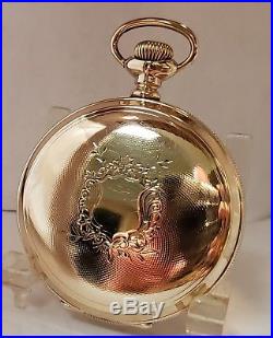 Beautiful 18s Gold Filled Hunter Pocket Watch Case