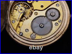 Beautiful Favor Gold Filled Hunting Case Pocket Watch Size 16 Working Condition