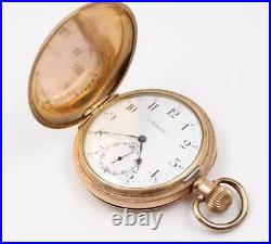 Boy Scouts Admiral Pocket Watch 16s Hunting Case running needs service c1930