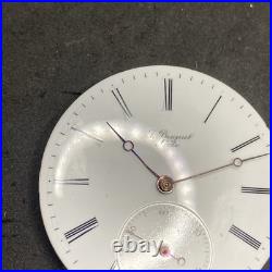 Breguet Locle Pocket Watch Movement 36 Mm Keywind KWKS Ticking F8488