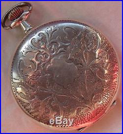 Brevet 56177 Dual Zone Time Pocket Watch Silver Carved Hunter Case