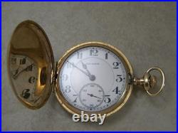 Burlington- 3808412- Gold Filled- 20 Year Case- 102g- 1921- Runs- Pocket Watch