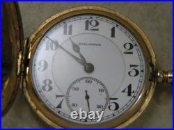 Burlington- 3808412- Gold Filled- 20 Year Case- 102g- 1921- Runs- Pocket Watch