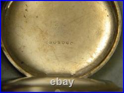 Burlington- 3808412- Gold Filled- 20 Year Case- 102g- 1921- Runs- Pocket Watch