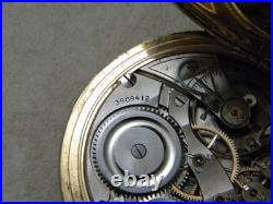 Burlington- 3808412- Gold Filled- 20 Year Case- 102g- 1921- Runs- Pocket Watch
