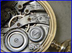 Burlington- 3808412- Gold Filled- 20 Year Case- 102g- 1921- Runs- Pocket Watch