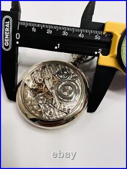 Burlington (Illinois) 16s 19j Pocket Watch in a 53mm Swing out Display Back Case