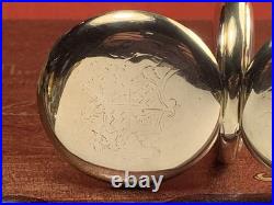 C1908 BURLINGTON ILLINOIS 19 JEWEL HUNTER CASE POCKET WATCH Keeps Time 16SIZE