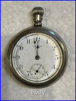 CENTURY USA POCKET WATCH CASE TRAIN Inlay Doesn't Run