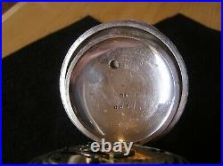 CIVIL War 1864 American Watch Co. P. S. Bartlett 3 Oz. Coin Silver Hunting Case