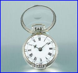Charles Bifield London 1763 Verge fuse pair case pocket watch Listed watchmaker