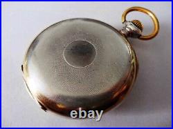 Chronometre ZENITH G. P. O. UNION HORLOGERE Pocket Watch 15 Jewels 800 Silver Case
