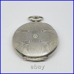 Classic LONGINES Half Hunter Pocket Watch With Silver Case. 1013 -WORKING