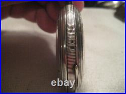 Coin Silver Or. 800 Silver Pocket Watch Case Only