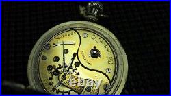 Columbus Pocket Watch 1883 Model 2 18s 10 Jewel Silver Case Mint Retailer Case