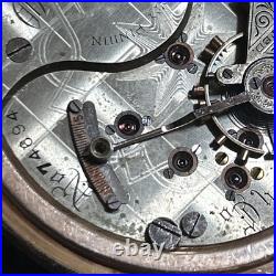 Columbus Watch Co Model 3 18 Size 15j Pocket Watch Fortune Gold Filled Case 1886