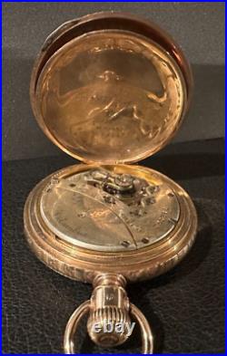 Columbus size 16, gold filled Hunter case Pocket watch