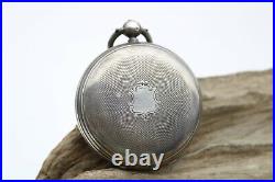 Crewkerne & Tiverton 94645 Mumford Fusee Pocket Watch Silver Case HP Gould (b3e)