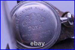 DOXA ARGENTAN CASE LIEGE 1905 MEDAIL D'OR MILAN 1906 POCKET WATCH 68mm (A11)