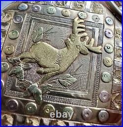 Deer / Buck Hunting 16s Multi Color 14k Solid Gold Pocket Watch Case Only