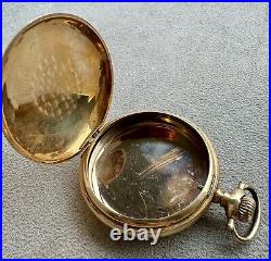 Deer / Buck Hunting 16s Multi Color 14k Solid Gold Pocket Watch Case Only