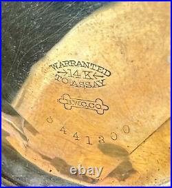 Deer / Buck Hunting 16s Multi Color 14k Solid Gold Pocket Watch Case Only