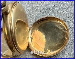Deer / Buck Hunting 16s Multi Color 14k Solid Gold Pocket Watch Case Only