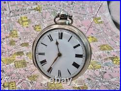 Double English Case. Silver. London 1828. POCKET WATCH