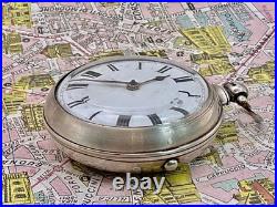 Double English Case. Silver. London 1828. POCKET WATCH