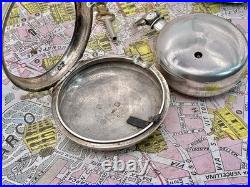 Double English Case. Silver. London 1828. POCKET WATCH