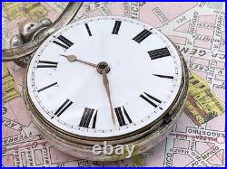 Double English Case. Silver. London 1828. POCKET WATCH