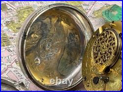 Double English Case. Silver. London 1828. POCKET WATCH