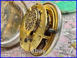 Double English Case. Silver. London 1828. POCKET WATCH