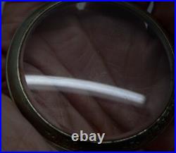 Dueber Hampden Pocket Watch Movement Dealer Display Case 16s 18s 45mm inside Vtg