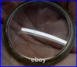 Dueber Hampden Pocket Watch Movement Dealer Display Case 16s 18s 45mm inside Vtg