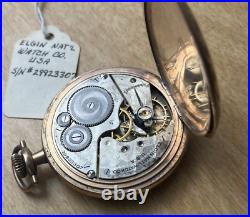 ELGIN NATL. WATCH CO. Pocket Watch Working Hunter Case B&B Royal 1800's