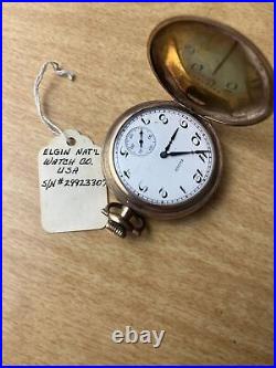 ELGIN NATL. WATCH CO. Pocket Watch Working Hunter Case B&B Royal 1800's