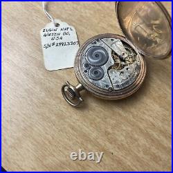 ELGIN NATL. WATCH CO. Pocket Watch Working Hunter Case B&B Royal 1800's