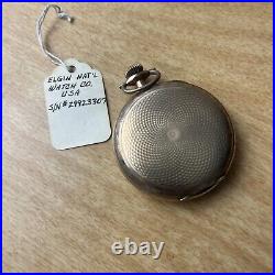 ELGIN NATL. WATCH CO. Pocket Watch Working Hunter Case B&B Royal 1800's