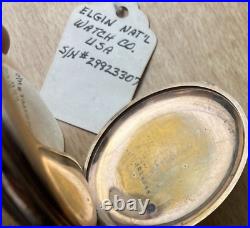 ELGIN NATL. WATCH CO. Pocket Watch Working Hunter Case B&B Royal 1800's