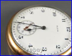 ELGIN POCKET WATCH 387 1921 16S 17J Wadsworth 20yr Referee GOLD FILLED CASE Runs
