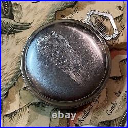 ELGIN RAILROAD GRADE Pocket Watch 18 Size Grade No. 349 21 Jewel Locomotive Case