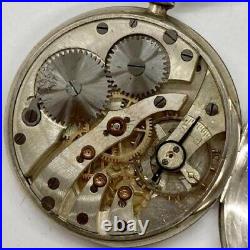 EMPIRE Vintage Pocket Watch Mechanical SS Silver Case Retro Antique 11108