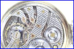 EX-Vintage Illinois 3771857, G-706, M-8, 16S, 17 jewels pocket watch 10 KGF