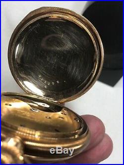 E. HOWARD SERIES IX POCKET WATCH 14K GOLD CASE-ABOUT $1400 GOLD @ $1500 an Oz