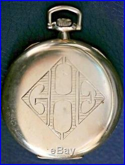 E. Howard Boston 17 Jewel Series 7 Pocket Watch In A Keystone Gold Filled Case