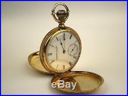 E. Howard & Co. Boston 18k Hunter cased Pocket Watch 149gr. Very Clean & Rare
