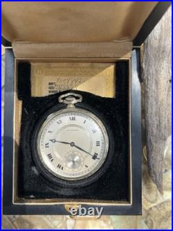 E. Howard Keystone Pocket Watch, 17 Jewel, With Original Case And Papers