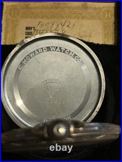 E. Howard Keystone Pocket Watch, 17 Jewel, With Original Case And Papers